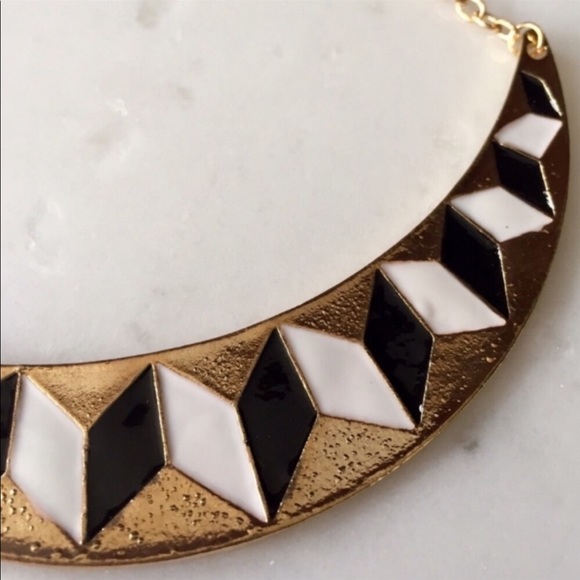 Geometric Bib Necklace - Picture 2 of 2